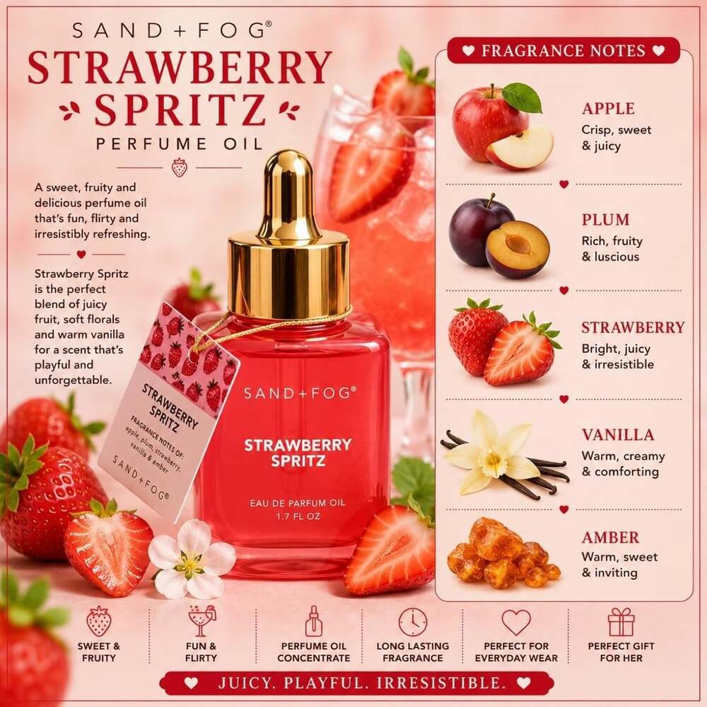 Sand + Fog Strawberry Spritz Eau de Parfum Oil 1.7 fl oz